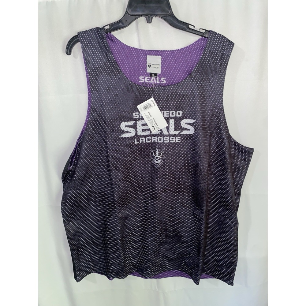 NLL San Diego Seals Reversible Mesh Tank Top Lacrosse Jersey Mens XL NWT